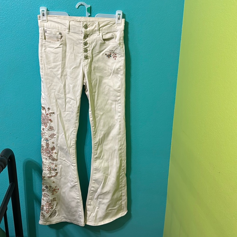 AE Super High Waisted Festival Flare Jeans